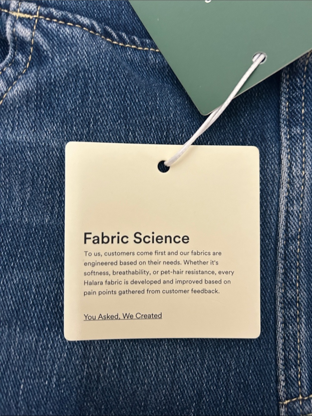 HALARA Dark Blue Straight-Leg Jeans with High Waist - Picture 6 of 7